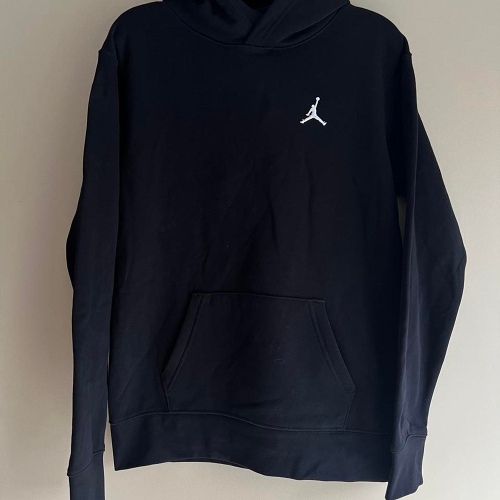 Jordan Jumpman Essentials Black Pullover Hoodie Kids Large 95D232-023